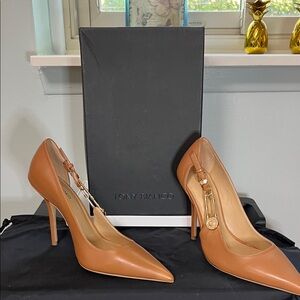 Tony Bianco Tan Pointed Toe Heels